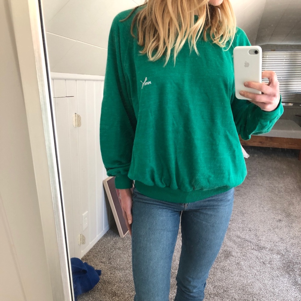 Vintage Puma crew neck sweatshirt